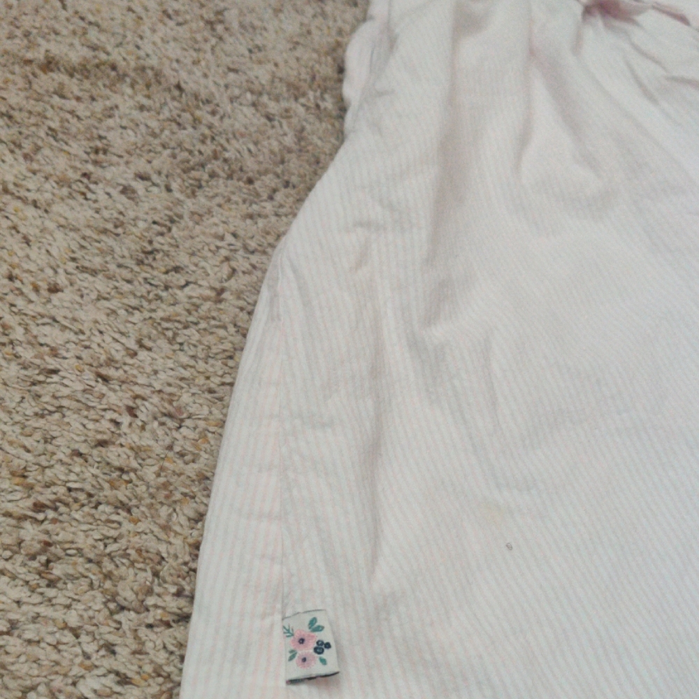 Cream Smocked Ruffled Sundress - Picture 6 of 7